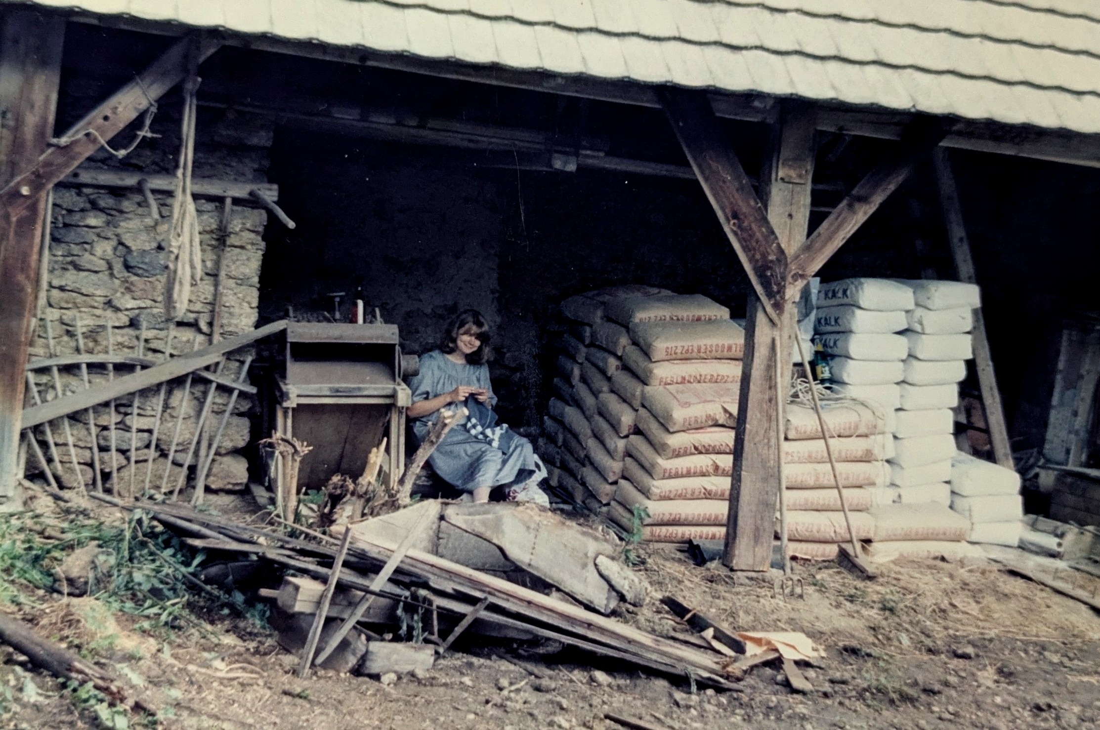 Sommer 1985 – Baustelle Peters Vierseithof